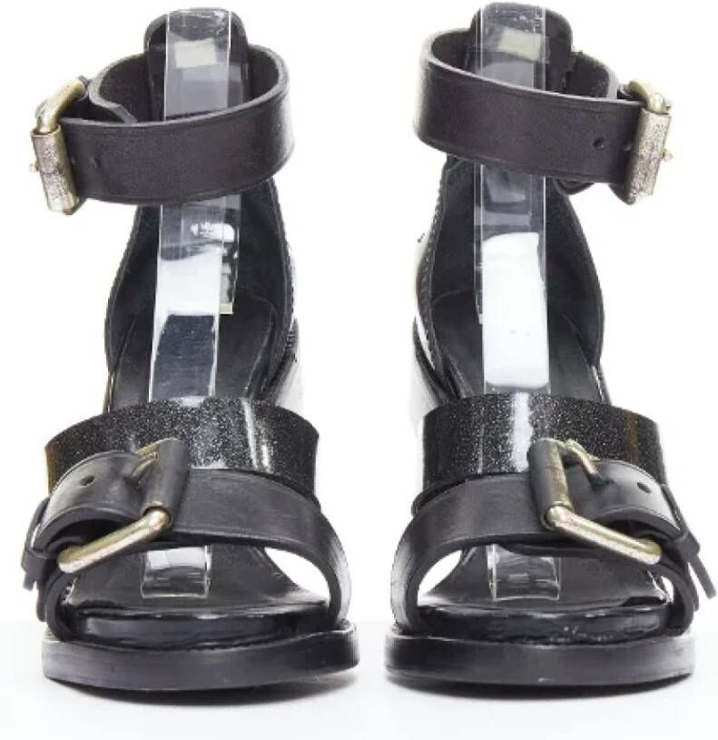 Acne Studios Pre-owned Leather sandals Black Dames