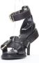 Acne Studios Pre-owned Leather sandals Black Dames - Thumbnail 3