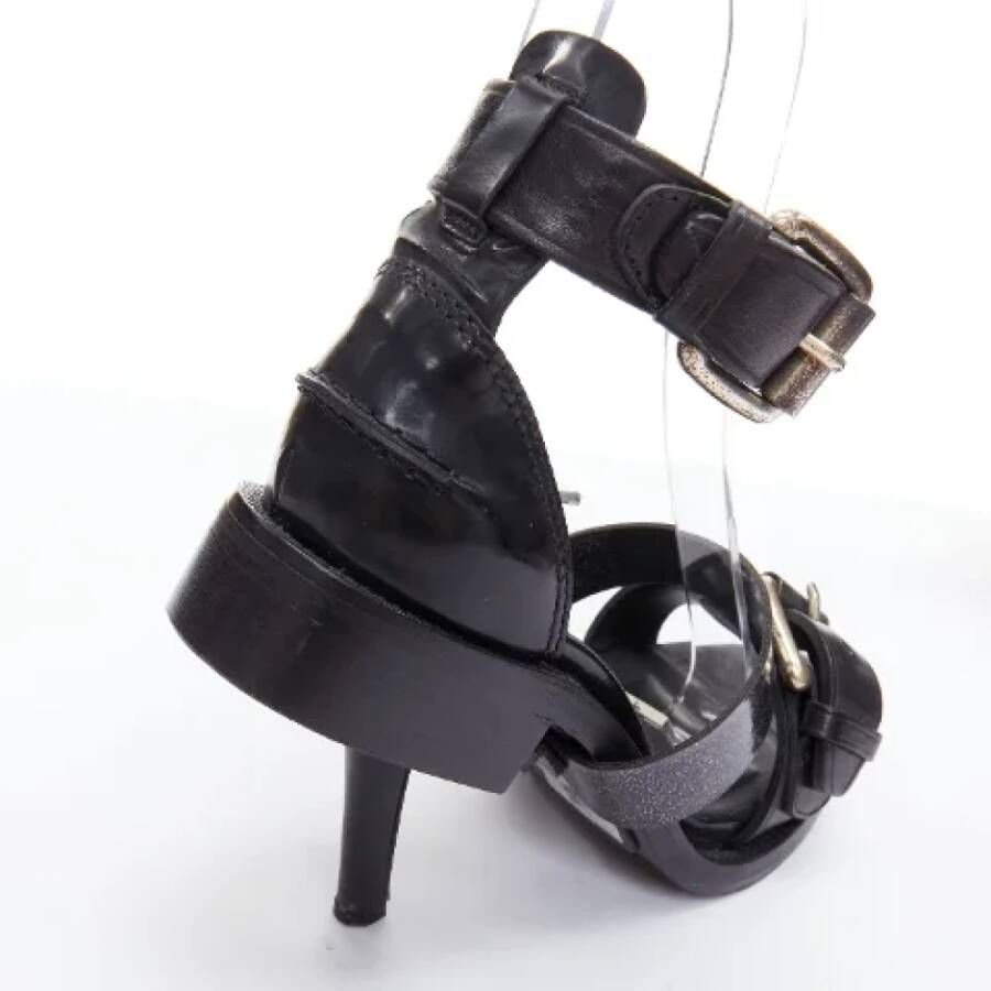 Acne Studios Pre-owned Leather sandals Black Dames