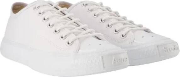 Acne Studios Pre-owned Leather sneakers White Dames