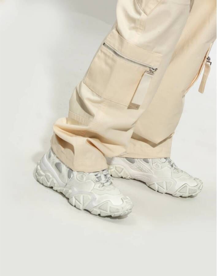 Acne Studios Witte Lage Sneakers met Logo Wit Heren