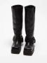 Acne Studios Zwarte Gesp Bikerlaarzen Black Dames - Thumbnail 2