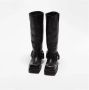 Acne Studios Zwarte Leren Gesp Laarzen Black Dames - Thumbnail 3