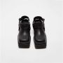 Acne Studios Zwarte Leren Gesp Muilezel Schoenen Black Dames - Thumbnail 2