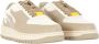 Acupuncture Beige Sneakers met Leren en Mesh Bovenwerk Beige Heren - Thumbnail 3