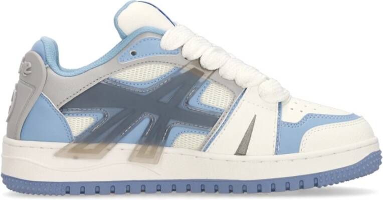 Acupuncture Witte Groene Sneakers Blue Heren