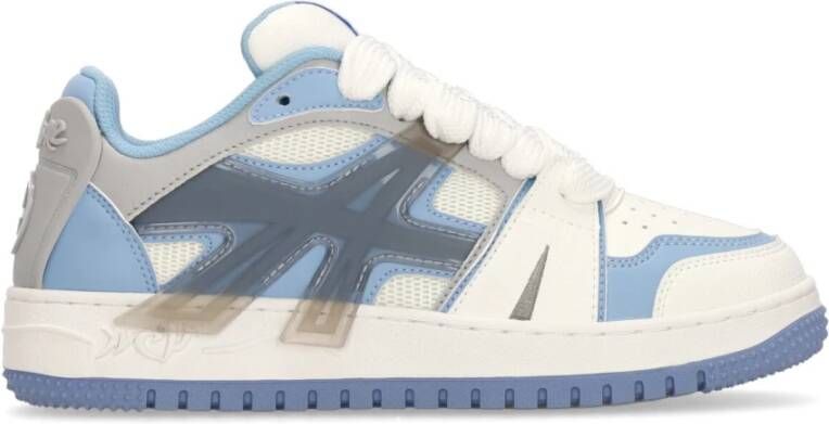 Acupuncture Witte Groene Sneakers Blue Heren