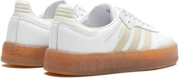 Adidas Beige Wit Gum Samba Stijl Sneakers White Dames