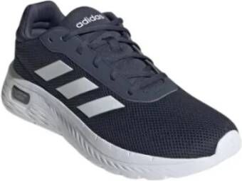 Adidas Blauwe Cloudfoam Sneakers Blue Heren