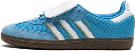 Adidas Blauwe Mesh Sneakers Blue Heren