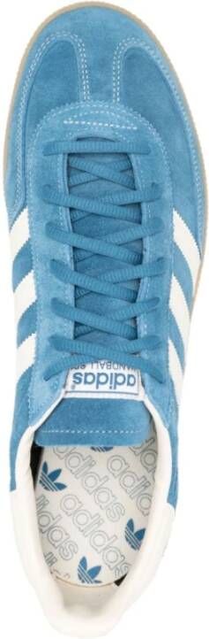 Adidas Blauwe Sneakers Almond Toe 3-Stripes Blue Heren