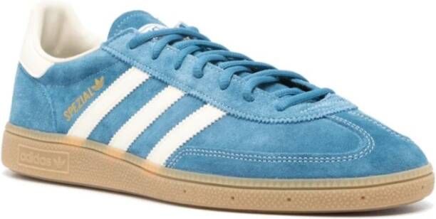 Adidas Blauwe Sneakers Almond Toe 3-Stripes Blue Heren