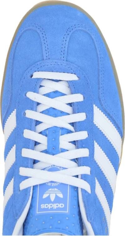 Adidas Blauwe Suède Lage Sneakers Blue Heren