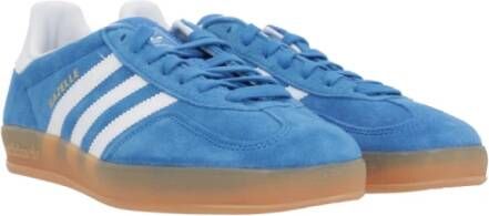 Adidas Blauwe Suède Lage Sneakers Blue Heren