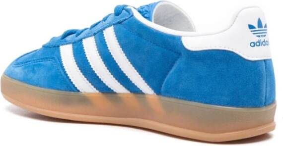 Adidas Blauwe Suède Panel Sneakers Blue Dames