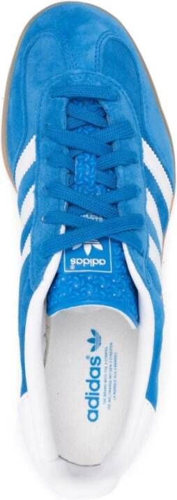 Adidas Blauwe Suède Panel Sneakers Blue Dames