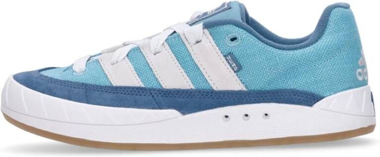 Adidas Blauw Wit Lage Sneaker Kristal Stijl Blue Heren