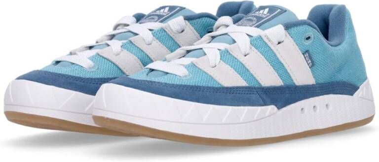 Adidas Blauw Wit Lage Sneaker Kristal Stijl Blue Heren