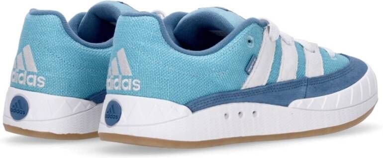 Adidas Blauw Wit Lage Sneaker Kristal Stijl Blue Heren