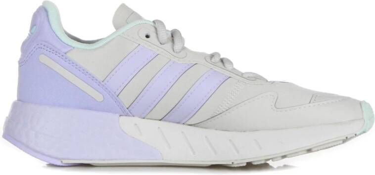 Adidas Boost Lage Sneaker Grijs Violet Mint Multicolor Heren