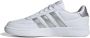 Adidas Breaknet 2.0 dames sneakers wit zilver Uitneembare zool - Thumbnail 9