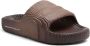 Adidas Bruin Schaduw Zwart Slide Sandalen Brown Dames - Thumbnail 2