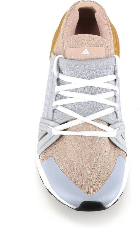 adidas by stella mccartney Grijze en Roze Primeknit Sneakers Gray Dames