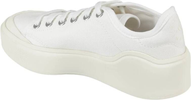 adidas by stella mccartney Katoenen Rechtbank Schoenen White Dames