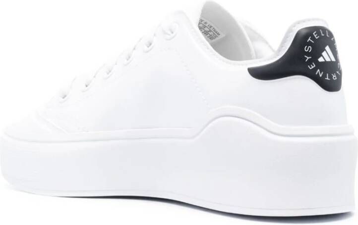 adidas by stella mccartney Witte Court Veterschoenen Wit Dames