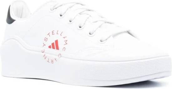 adidas by stella mccartney Witte Court Veterschoenen Wit Dames