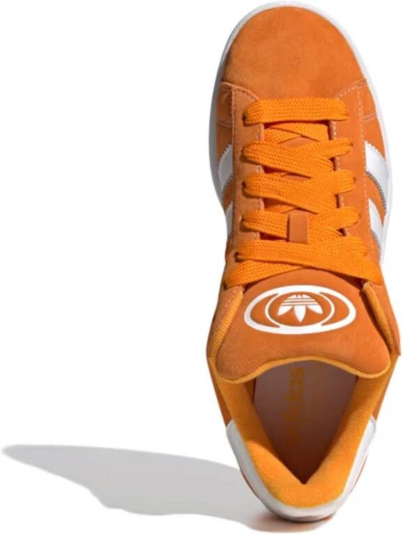 Adidas Campus Leren Sneaker Orange Heren