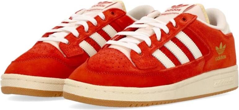 Adidas Centennial 85 Low Rood Wit Sneaker Orange Heren