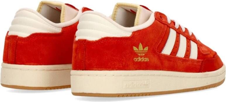 Adidas Centennial 85 Low Rood Wit Sneaker Orange Heren