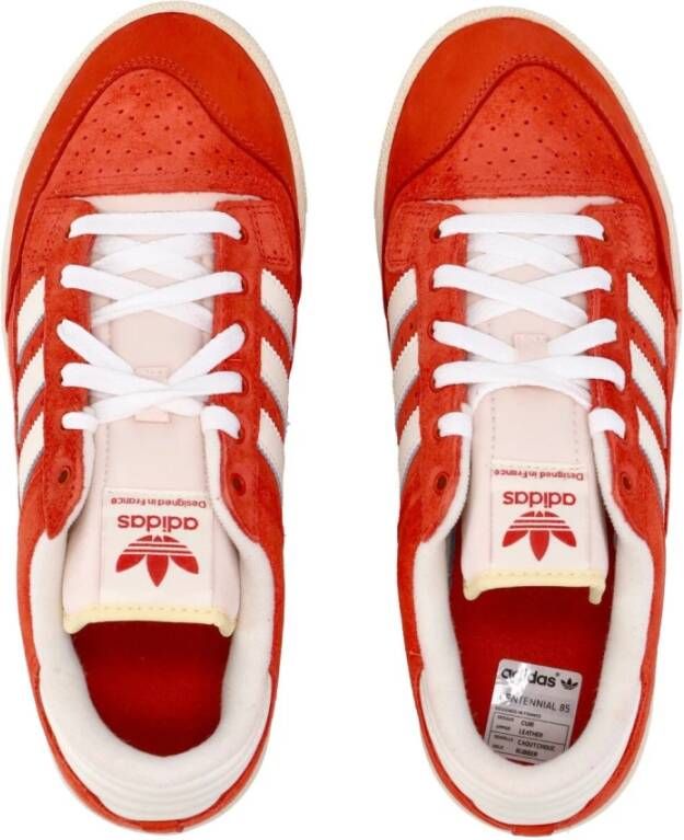 Adidas Centennial 85 Low Rood Wit Sneaker Orange Heren