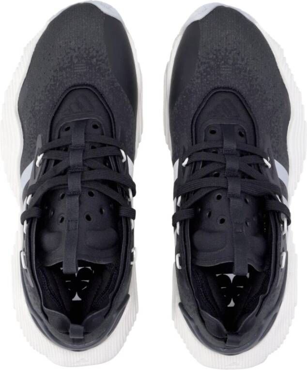 Adidas Core Black Basketbalschoen Vetersluiting Black Heren