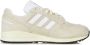 Adidas Crème Witte Lage Sneaker met 3 Strepen Beige Heren - Thumbnail 3