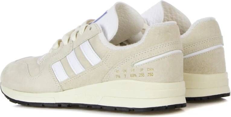 Adidas Crème Witte Lage Sneaker met 3 Strepen Beige Heren