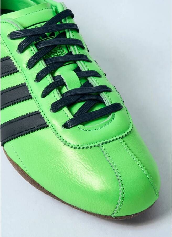 Adidas Decon Leren Sneakers met Logo Motief Green Heren