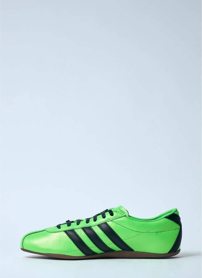 Adidas Decon Leren Sneakers met Logo Motief Green Heren