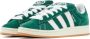 Adidas Donkergroene Cloud White Campus Sneakers Green Unisex - Thumbnail 2