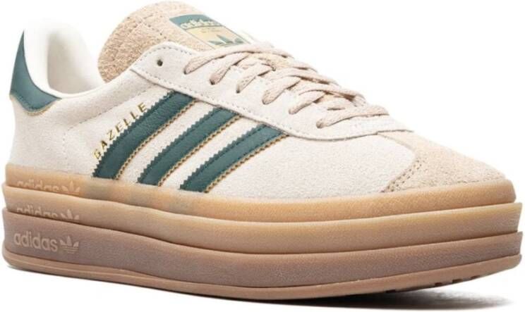 Adidas Gazelle Bold Cream Green Beige Sneakers Beige Dames