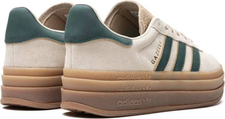 Adidas Gazelle Bold Cream Green Beige Sneakers Beige Dames