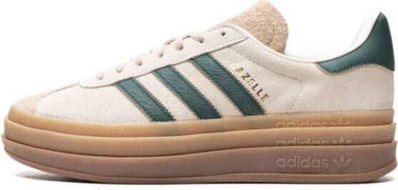 Adidas Gazelle Bold Cream Green Beige Sneakers Beige Dames