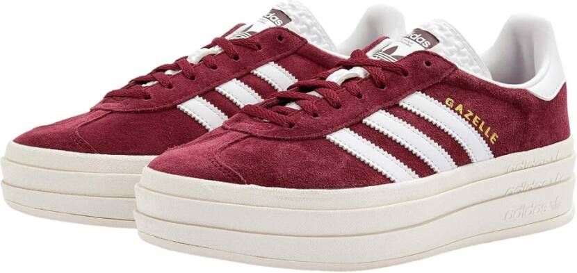 Adidas Gazelle Bold Sneakers Red Dames