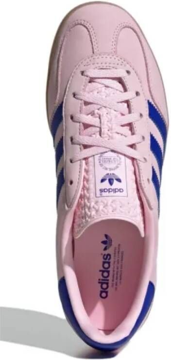 Adidas Gazelle Indoor Clear Pink Bright Blue Pink Heren