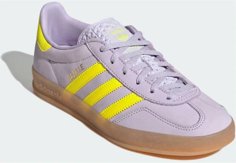 Adidas Gazelle Indoor Woman Silver Dawn Sneakers Purple Heren