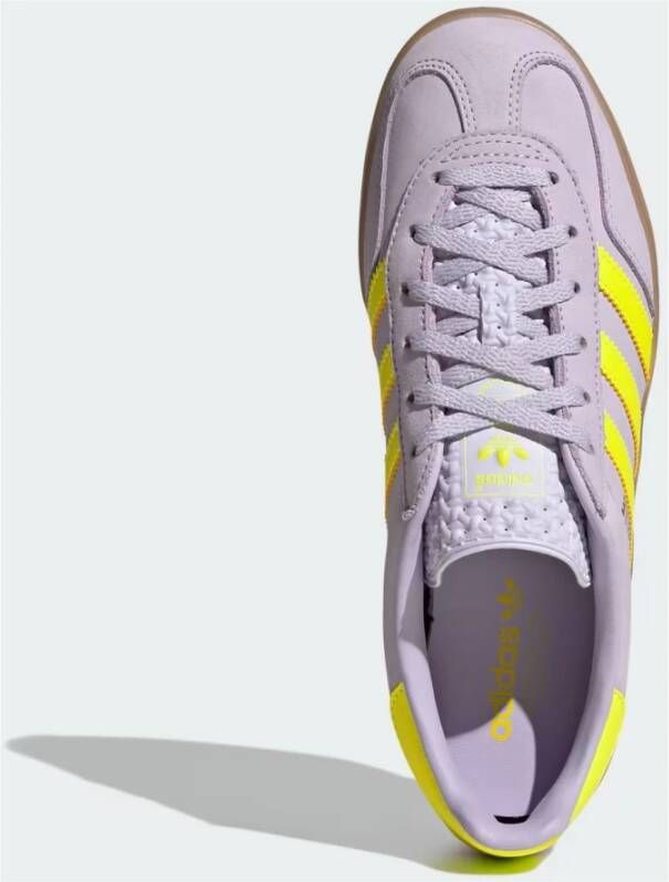 Adidas Gazelle Indoor Woman Silver Dawn Sneakers Purple Heren