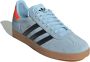 Adidas Originals Gazelle sneakers lichtblauw zwart gum - Thumbnail 18