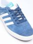 Adidas Gazelle Sneakers met Geperforeerd Bovenwerk Blue Heren - Thumbnail 6