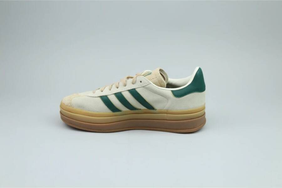 Adidas Gedurfd Crème Collegiate Groene Sneakers Beige Dames